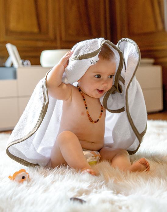 Drap de bain à capuche