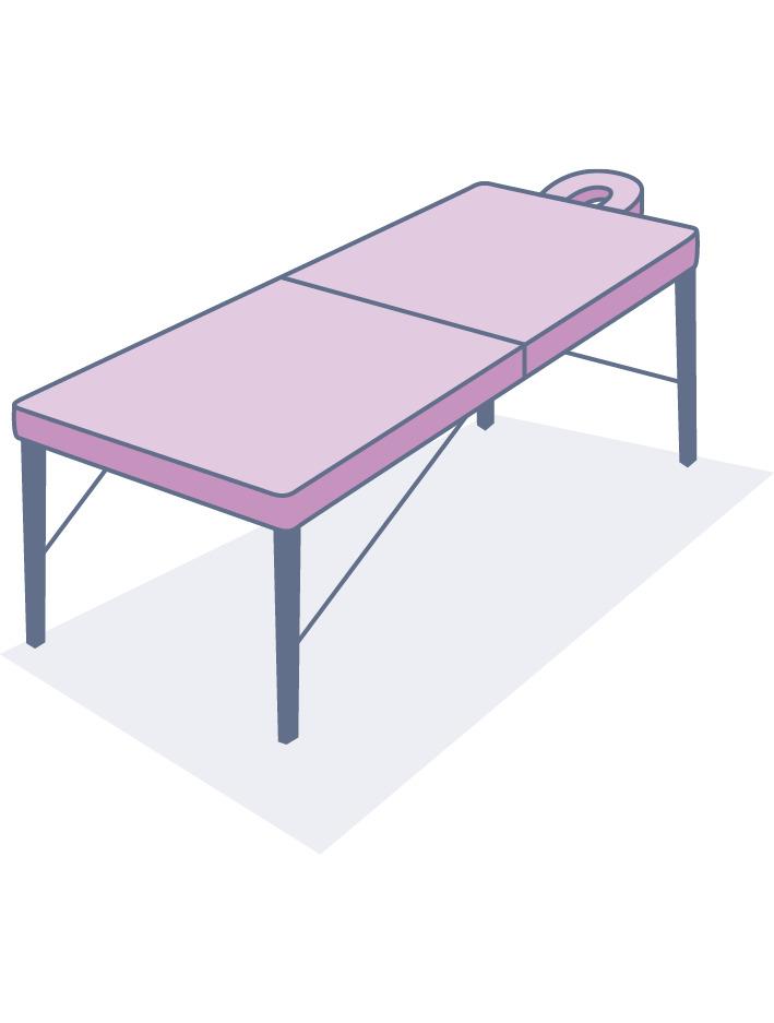 Drap-housse professionnel pour tables de massages